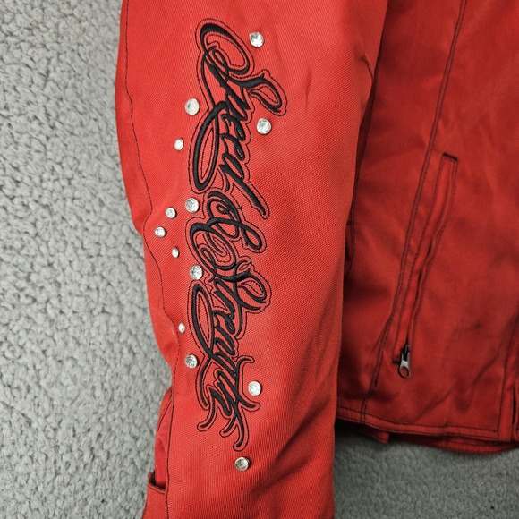 Speed and Strength Jacket‎ Womens 2XL Red To The Nines Motorcycle Textile Riding - Picture 6 of 16
